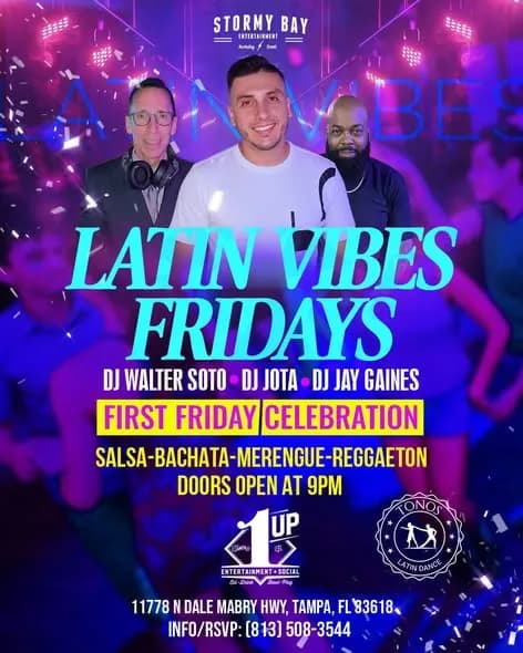 LATIN VIBES FRIDAYS – Salsa in Tampa, FL