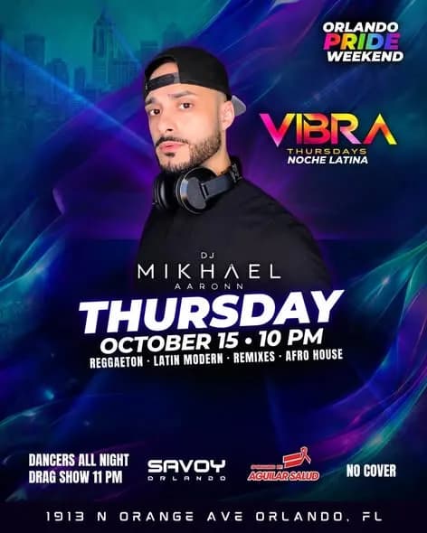Vibra Thursdays Noche Latina – Salsa in Orlando, FL