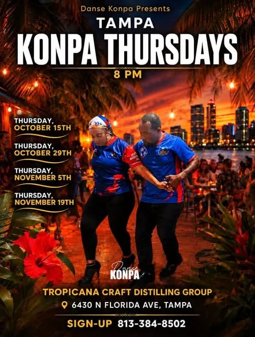 Konpa Thursdays in Tampa, FL
