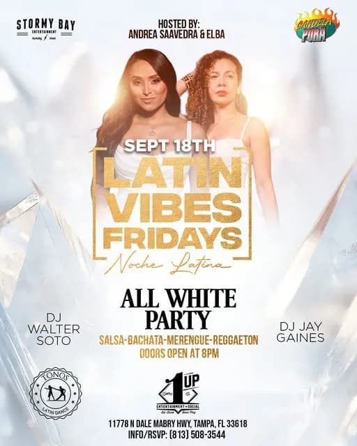 LATIN VIBES FRIDAYS: ALL WHITE PARTY – Salsa in Tampa, FL