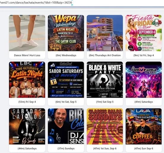Wepa Wednesdays – Salsa in Sarasota, FL