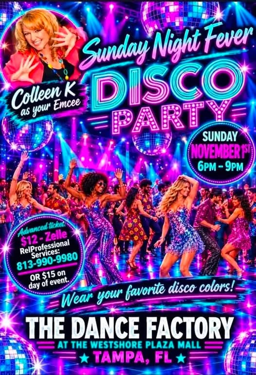 Disco Dance Party in Tampa, FL