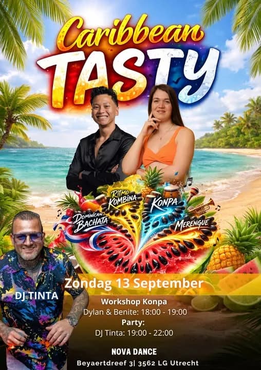 Caribbean Tasty Night – Bachata in Utrecht, UT
