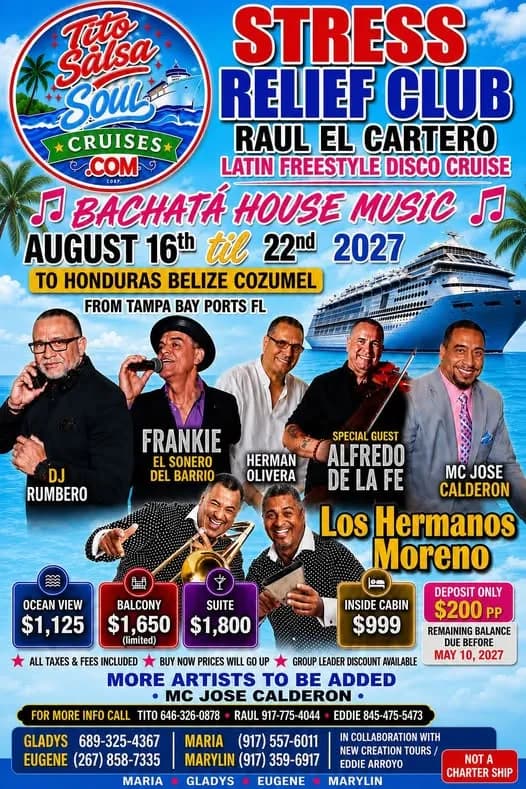 New Creation Tours - Salsa Cruise – Salsa in Tampa, FL