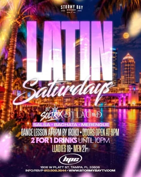 Latin Saturdays at HPC – Salsa in Tampa, FL