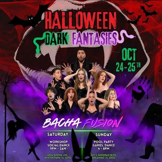 Halloween Dark Fantasies – Bachata in Winter Park / Orlando, FL