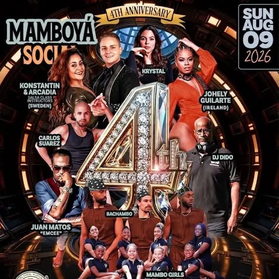 MamboYá Social 4th Anniversary feat. Konstantin & Arcadia – Salsa in Winter Park, FL