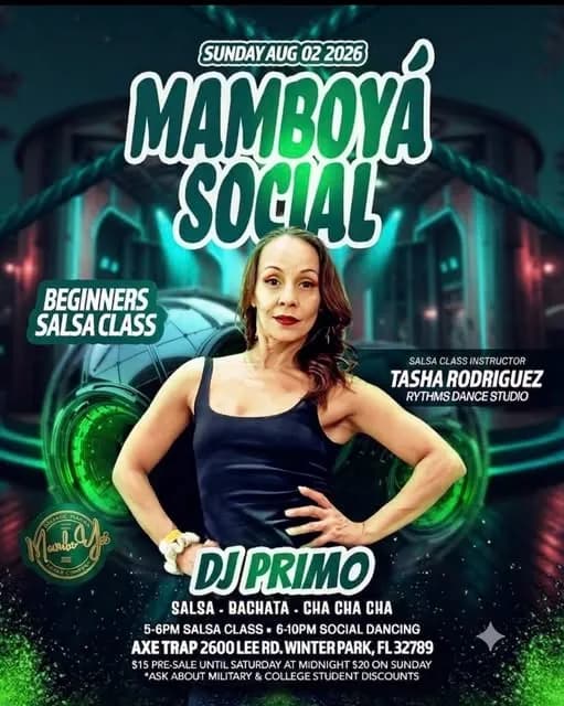 Beginner Salsa Class & Social Dancing – Salsa in Winter Park, FL