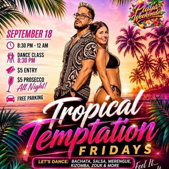 Tropical Temptation Fridays – Bachata in Bradenton, FL