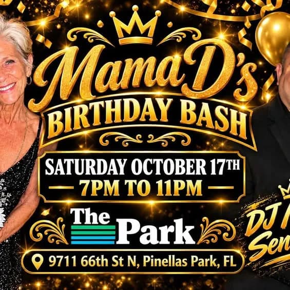 La Fiesta at The Park! Mama D's Birthday Bash! – Salsa in Pinellas Park, FL