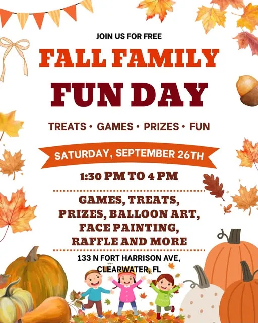 Fall Family Fun Day Open House in Clearwater, FL