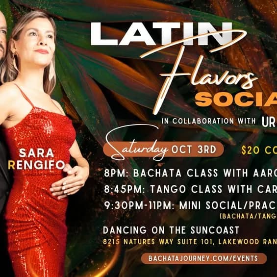 Special night of Latin Flavors – Bachata in Lakewood Ranch, FL