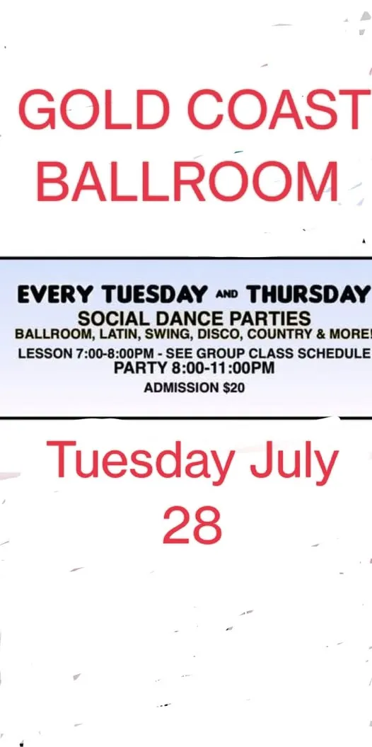 Tuesday Night Social Dance – Ballroom in Fort Lauderdale, FL