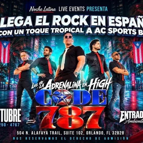 Llega el Rock en Español con un Toque Tropical in Orlando, FL