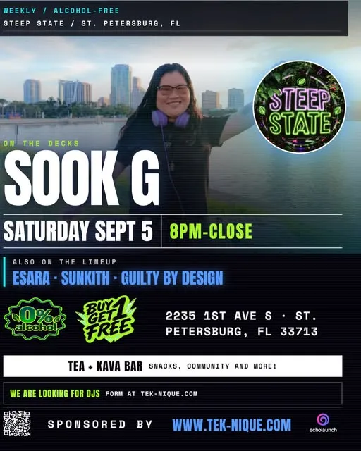 Steep State Saturdays with SOOK G in St. Petersburg, FL