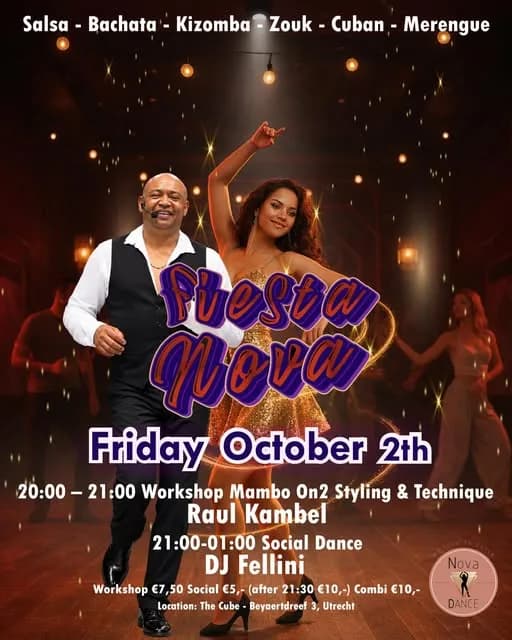 Fiesta Nova Night – Salsa in Utrecht, UT