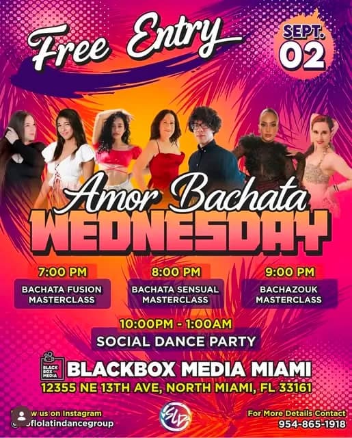 Bachata Fusion Masterclass – Bachata in North Miami, FL