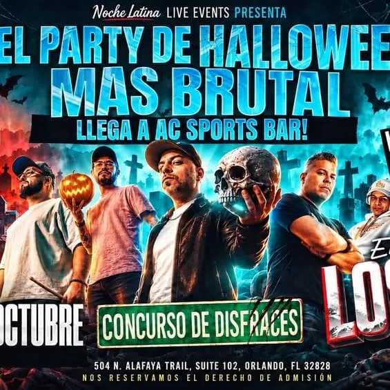 El Party de Halloween Mas Brutal in Orlando, FL