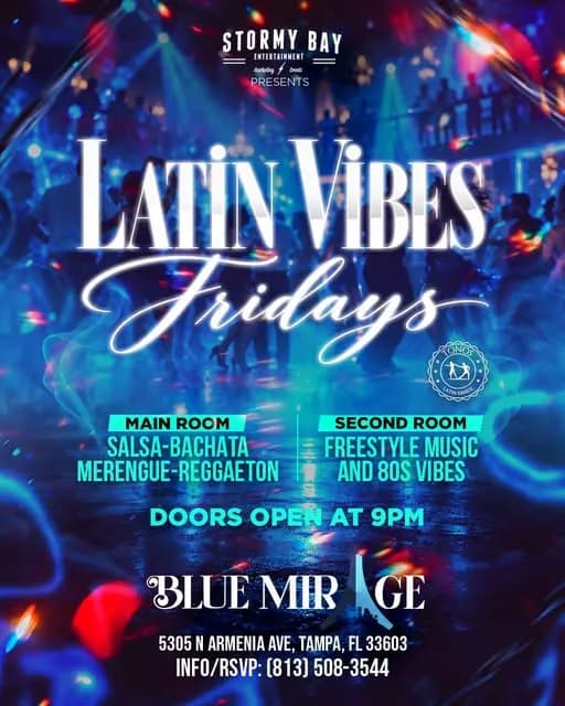 Latin Vibes Fridays – Salsa in Tampa, FL