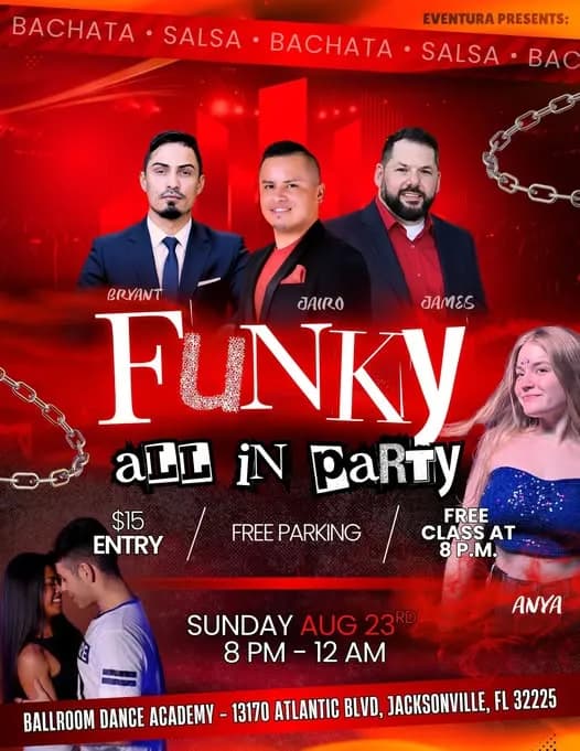 Bachata Salsa Party – Bachata in Jacksonville, FL