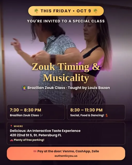 Brazilian Breeze Nights! – Brazilian Zouk in St. Petersburg, FL