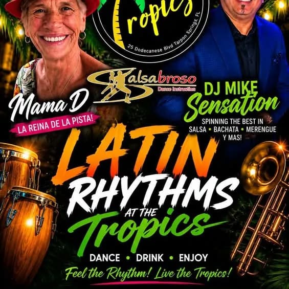 Latin Rhythms at the Tropics – Salsa in Tarpon Springs, FL