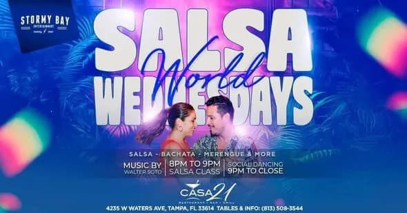 Salsa World Wednesdays – Salsa in Tampa, FL