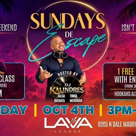 Sundays de Escape – Salsa in Tampa Bay, FL