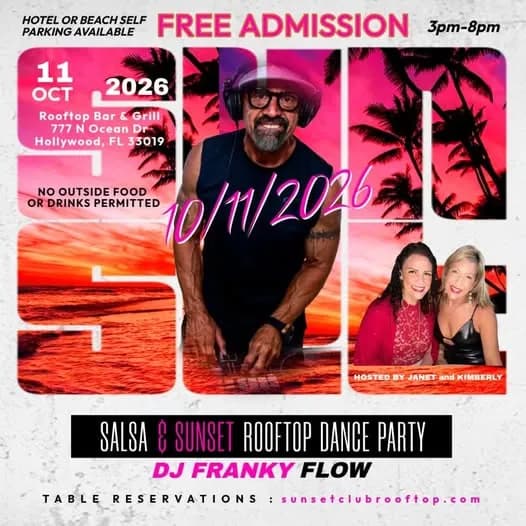 Salsa & Bachata on the Rooftop – Salsa in Hollywood, FL