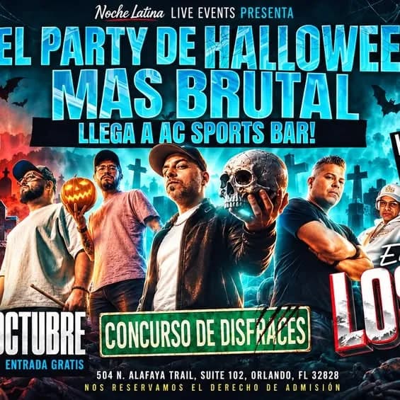 El Party de Halloween Mas Brutal in Orlando, FL