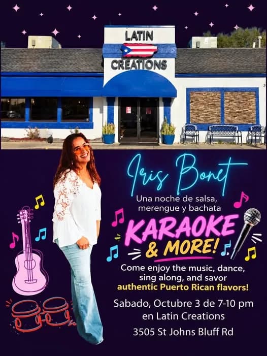 Karaoke Night at Latin Creations – Salsa in Jacksonville, FL