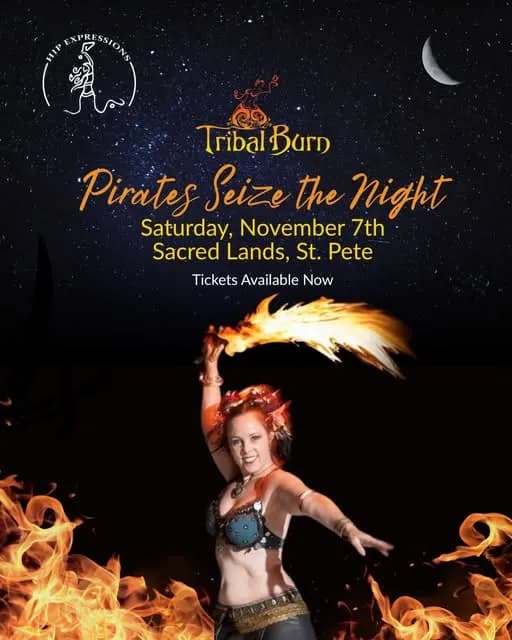 Annual Tribal Burn: Pirates Seize the Night in St. Petersburg, FL