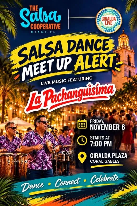 Salsa Dance Night with The Salsa Cooperative – Salsa in Coral Gables, FL
