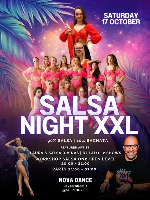 SALSA Night XXL - Blue & White edition – Salsa in Utrecht, UT
