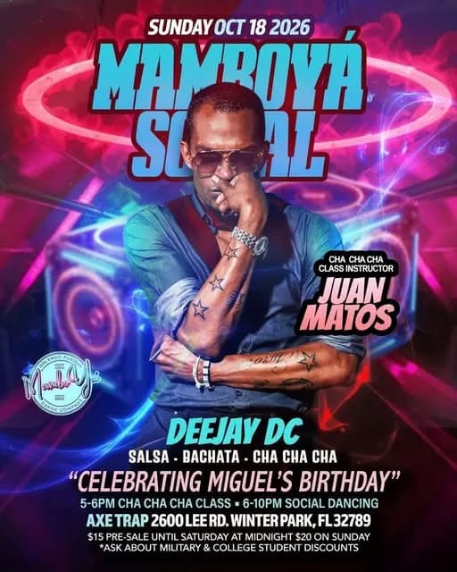 MamboYá Social – Salsa in Winter Park, FL