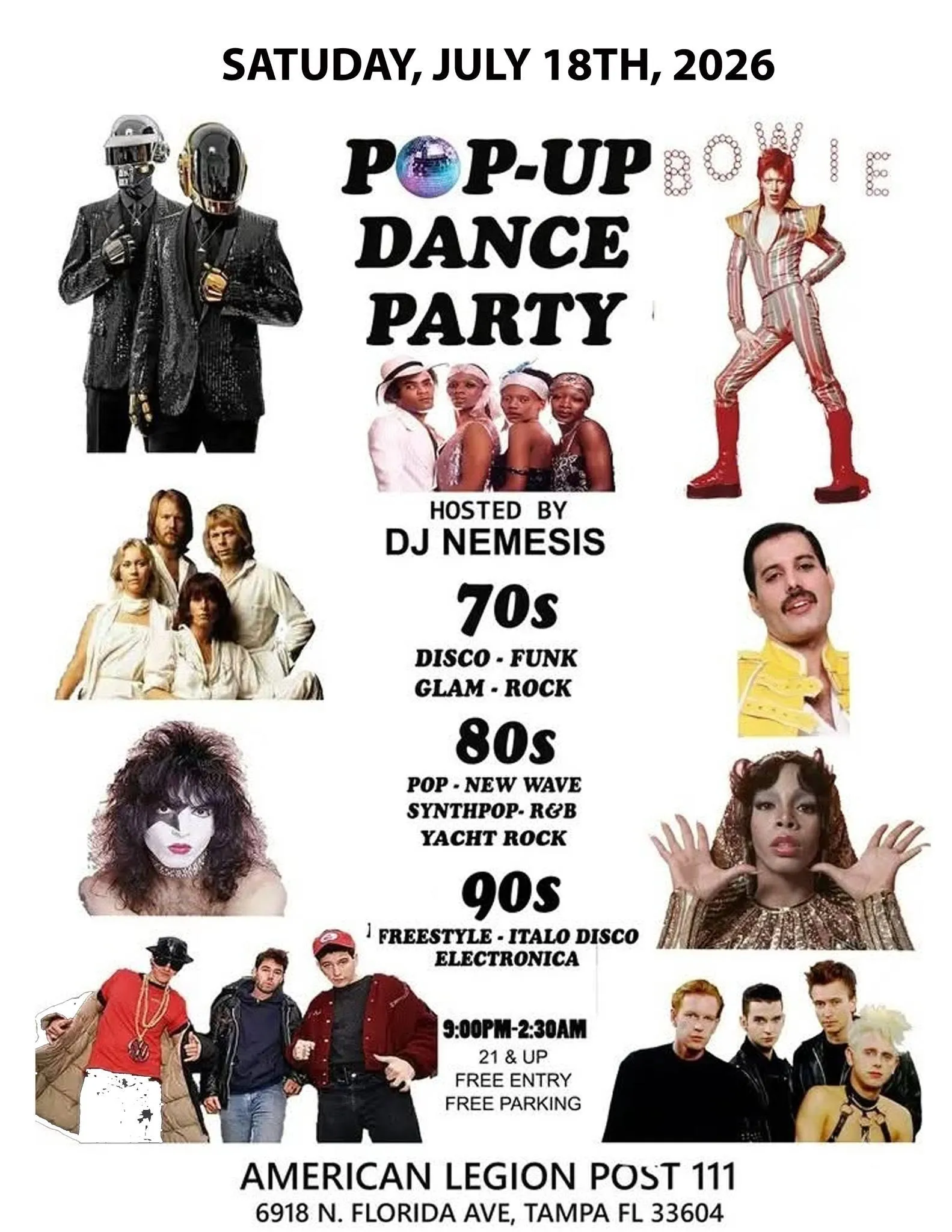 Heights Pop-Up Retro Dance Party in Seminole, FL